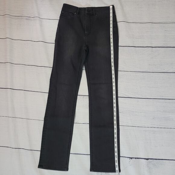 Rebecca Taylor La Vie Size 28 Black Skinny Jeans Essential 5 Pocket Design Denim - Picture 4 of 9
